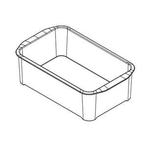 WHIRLPOOL W11026416 REFRIGERATOR DOOR CANTILEVER BIN (GENUINE OEM PART)