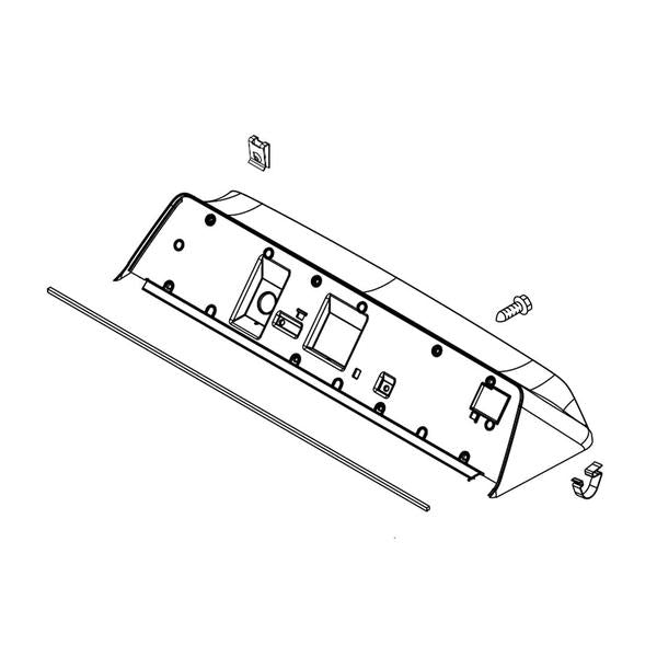 WHIRLPOOL W11026442 DRYER CONTROL PANEL ASSEMBLY (GENUINE OEM PART) - Parts Solution Group