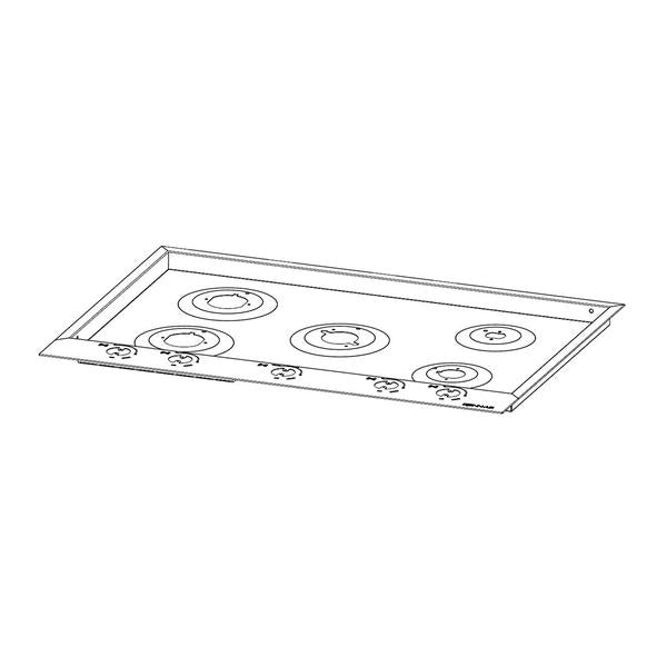 WHIRLPOOL W11043522 COOKTOP (GENUINE OEM PART) - Parts Solution Group
