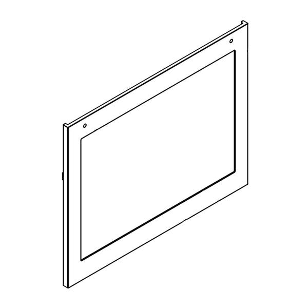 WHIRLPOOL W11047015 RANGE OVEN DOOR OUTER PANEL (STAINLESS) (GENUINE OEM PART) - Parts Solution Group
