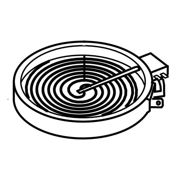 WHIRLPOOL W11047722 RANGE RADIANT SURFACE ELEMENT 2500-WATT (GENUINE OEM PART) - Parts Solution Group