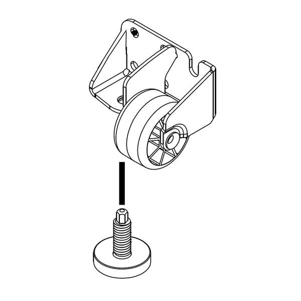 WHIRLPOOL W11084045 REFRIGERATOR BRACKET ASSEMBLY (GENUINE OEM PART) - Parts Solution Group