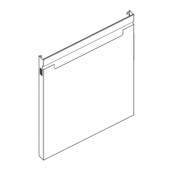 WHIRLPOOL W11088097 DISHWASHER DOOR OUTER PANEL ASSEMBLY (STAINLESS) (GENUINE OEM PART) - Parts Solution Group