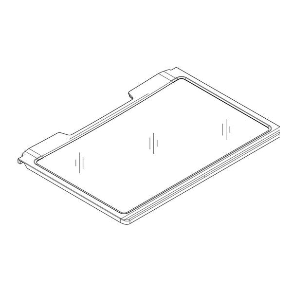WHIRLPOOL W11089490 REFRIGERATOR GLASS SHELF (GENUINE OEM PART) - Parts Solution Group