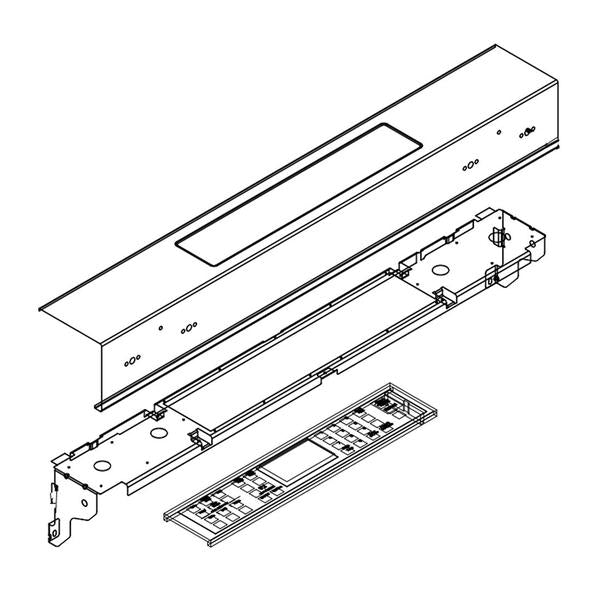 WHIRLPOOL W11091882 RANGE CONTROL PANEL ASSEMBLY (GENUINE OEM PART) - Parts Solution Group
