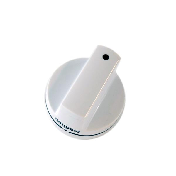 WHIRLPOOL W11101432 RANGE SURFACE BURNER KNOB (WHITE) (GENUINE OEM PART) - Parts Solution Group