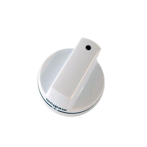 WHIRLPOOL W11101432 RANGE SURFACE BURNER KNOB (WHITE) (GENUINE OEM PART)