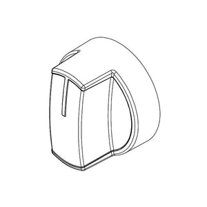 WHIRLPOOL W11101439 RANGE SURFACE BURNER KNOB (STAINLESS) (GENUINE OEM PART)