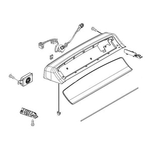 WHIRLPOOL W11102318 WASHER CONTROL PANEL ASSEMBLY (WHITE) (GENUINE OEM PART)