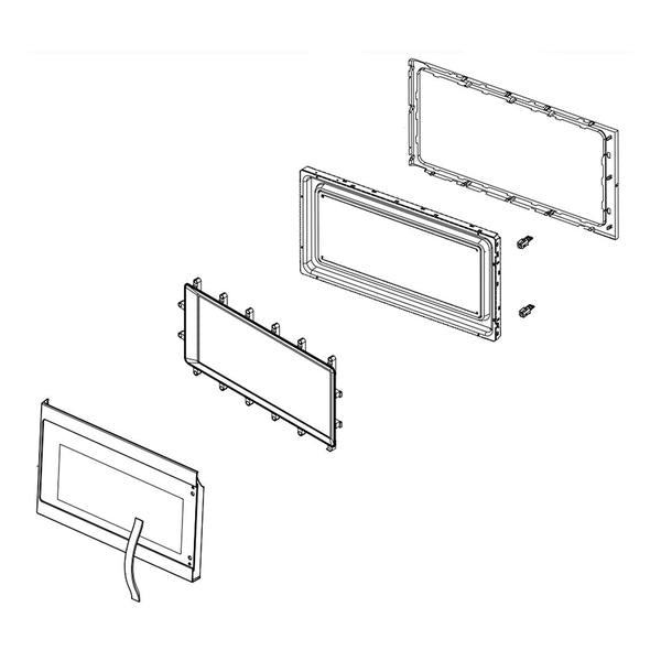 WHIRLPOOL W11117585 DOOR/MW (GENUINE OEM PART) - Parts Solution Group