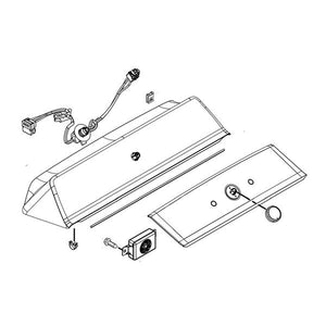 WHIRLPOOL W11120178 WASHER CONTROL PANEL ASSEMBLY (CHROME SHADOW) (GENUINE OEM PART)