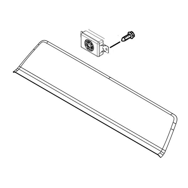 WHIRLPOOL W11124268 DRYER USER INTERFACE (CHROME SHADOW) (GENUINE OEM PART) - Parts Solution Group