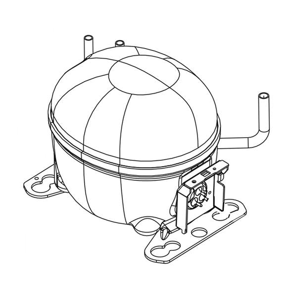 WHIRLPOOL W11125124 REFRIGERATOR COMPRESSOR (GENUINE OEM PART) - Parts Solution Group