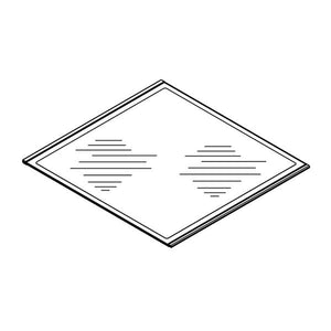 WHIRLPOOL W11130205 REFRIGERATOR FREEZER GLASS SHELF UPPER (GENUINE OEM PART)