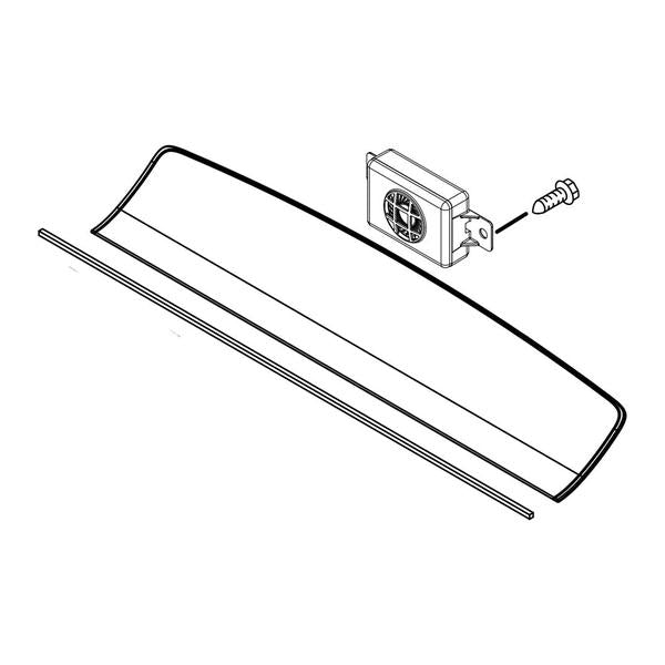 WHIRLPOOL W11133029 DRYER CONTROL OVERLAY (GENUINE OEM PART) - Parts Solution Group