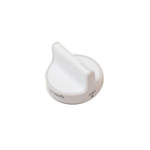 WHIRLPOOL W11164681 RANGE SURFACE BURNER KNOB (WHITE) (GENUINE OEM PART)
