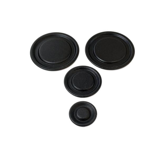 WHIRLPOOL W11173535 RANGE SURFACE BURNER CAP SET (BLACK) (GENUINE OEM PART) - Parts Solution Group