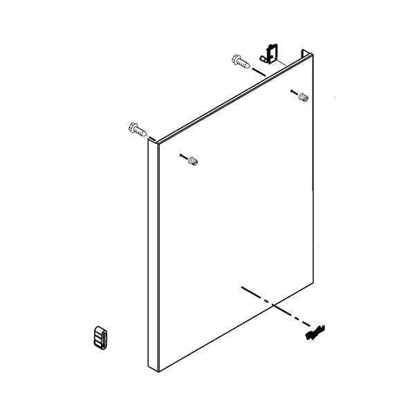 WHIRLPOOL W11174870 DISHWASHER DOOR OUTER PANEL (GENUINE OEM PART)