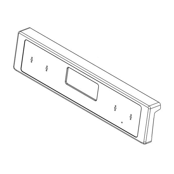 WHIRLPOOL W11175518 RANGE CONTROL PANEL (STAINLESS) (GENUINE OEM PART) - Parts Solution Group