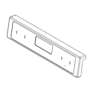 WHIRLPOOL W11180283 RANGE CONTROL PANEL (STAINLESS) (GENUINE OEM PART)