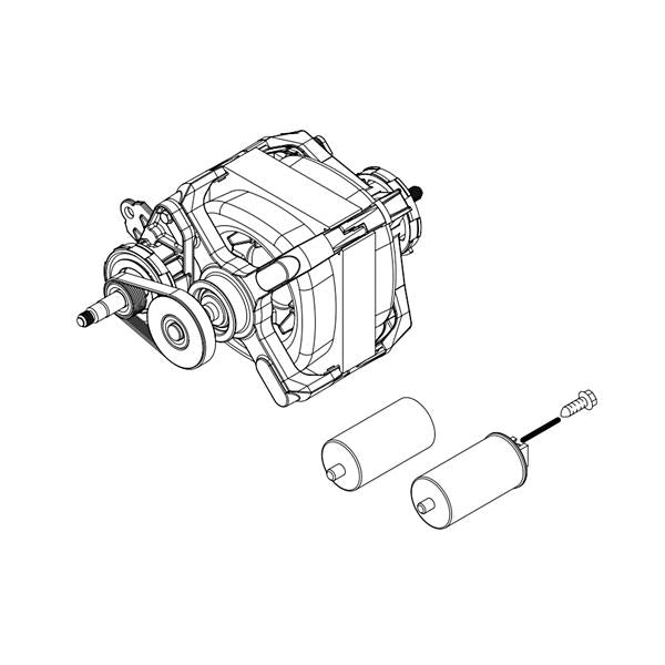 WHIRLPOOL W11209428 DRYER DRIVE MOTOR (GENUINE OEM PART)