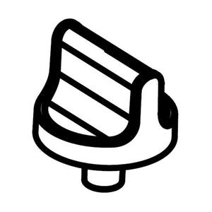 WHIRLPOOL W11211501 RANGE SURFACE BURNER KNOB (STAINLESS) (GENUINE OEM PART)