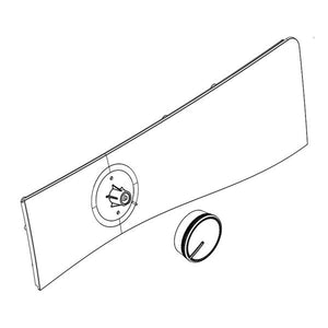 WHIRLPOOL W11213904 WASHER USER INTERFACE (GENUINE OEM PART)