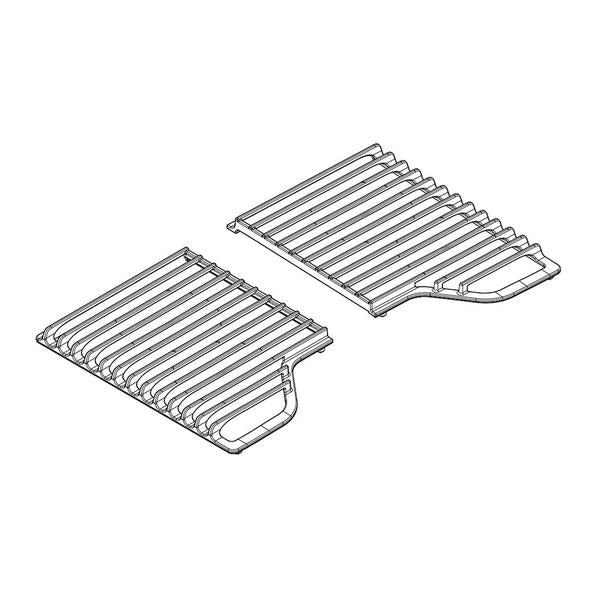 WHIRLPOOL W11214957 COOKTOP BURNER GRATE SET (GENUINE OEM PART) - Parts Solution Group