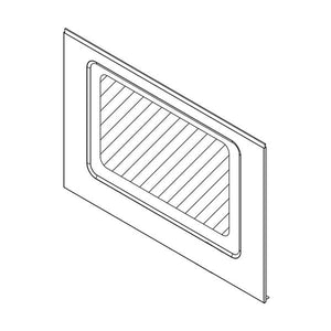 WHIRLPOOL W11219379 RANGE OVEN DOOR OUTER PANEL (STAINLESS) (GENUINE OEM PART)