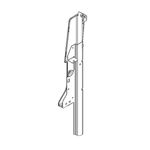 WHIRLPOOL W11219664 RANGE CONTROL PANEL END CAP LEFT (BLACK) (GENUINE OEM PART)