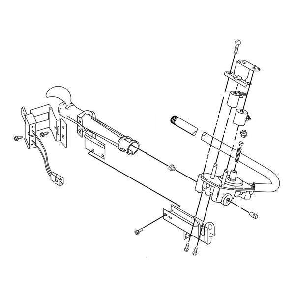 WHIRLPOOL W11233069 DRYER BURNER AND GAS VALVE ASSEMBLY (GENUINE OEM PART) - Parts Solution Group