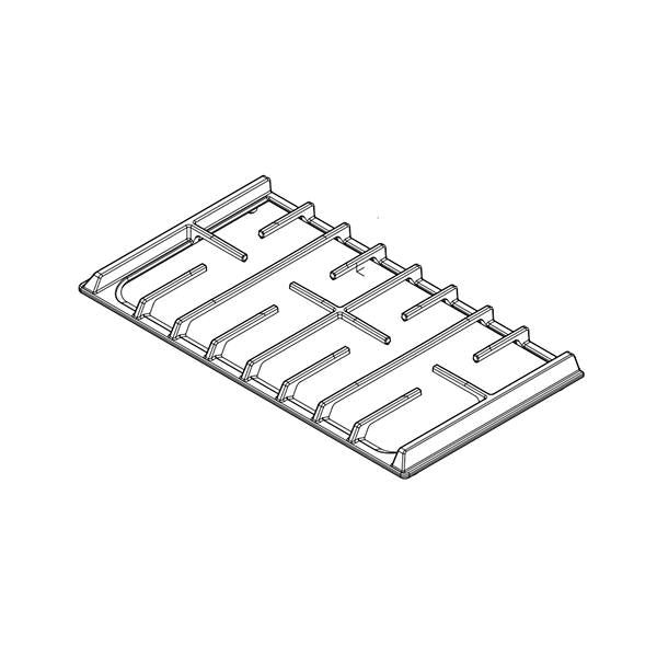 WHIRLPOOL W11241056 RANGE SURFACE BURNER GRATE SET (GENUINE OEM PART)