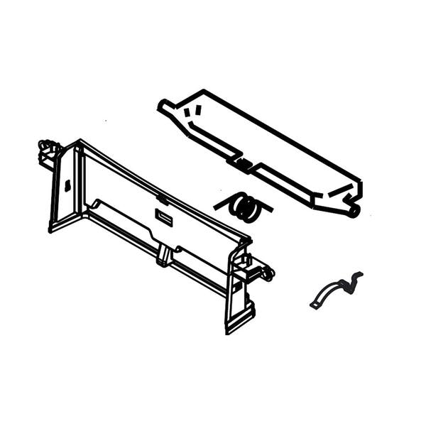 WHIRLPOOL W11242876 DRYER LINT SCREEN DOOR SPRING (GENUINE OEM PART) - Parts Solution Group