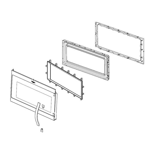 WHIRLPOOL W11247223 DOOR/MW (GENUINE OEM PART) - Parts Solution Group