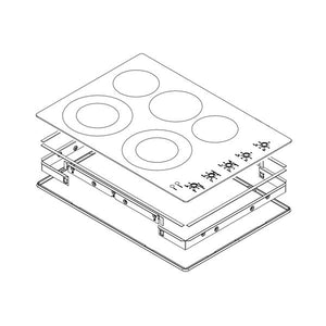 WHIRLPOOL W11259505 COOKTOP MAIN TOP (GENUINE OEM PART)