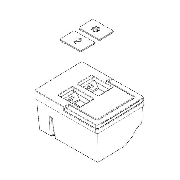 WHIRLPOOL W11279680 DRAWER (GENUINE OEM PART)