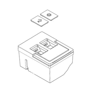 WHIRLPOOL W11279680 DRAWER (GENUINE OEM PART)