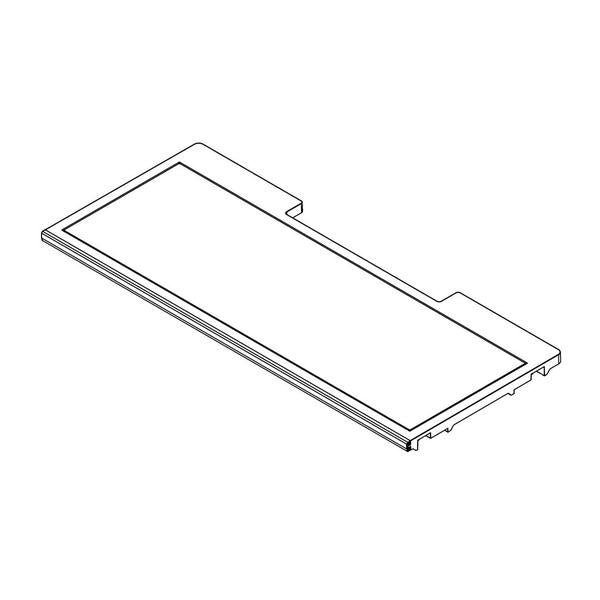 WHIRLPOOL W11284509 REFRIGERATOR GLASS SHELF ASSEMBLY 12-IN (GENUINE OEM PART) - Parts Solution Group