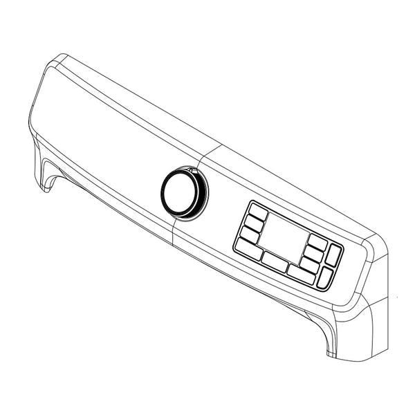 WHIRLPOOL W11310058 DRYER USER INTERFACE ASSEMBLY (WHITE) (GENUINE OEM PART) - Parts Solution Group