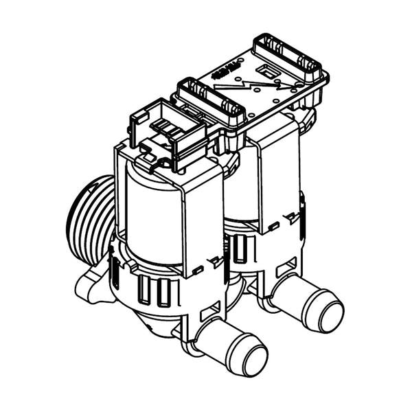 WHIRLPOOL W11316256 WASHER DUAL WATER INLET VALVE (GENUINE OEM PART) - Parts Solution Group