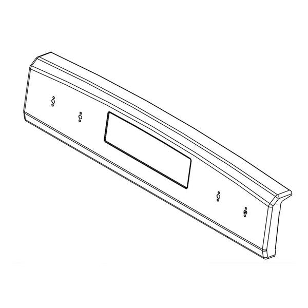 WHIRLPOOL W11323155 RANGE CONTROL PANEL (WHITE) (GENUINE OEM PART) - Parts Solution Group