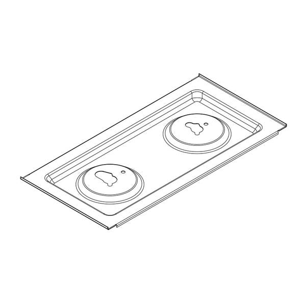 WHIRLPOOL W11334155 RANGE MAIN TOP RIGHT (BLACK) (GENUINE OEM PART) - Parts Solution Group