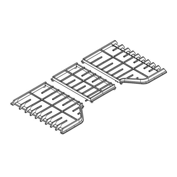 WHIRLPOOL W11334474 COOKTOP BURNER GRATE SET (GENUINE OEM PART) - Parts Solution Group