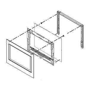 WHIRLPOOL W11354880 WALL OVEN DOOR OUTER PANEL ASSEMBLY (GENUINE OEM PART)