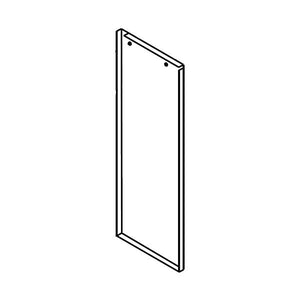 WHIRLPOOL W11367891 ICE MAKER DOOR SKIN (STAINLESS) (GENUINE OEM PART)
