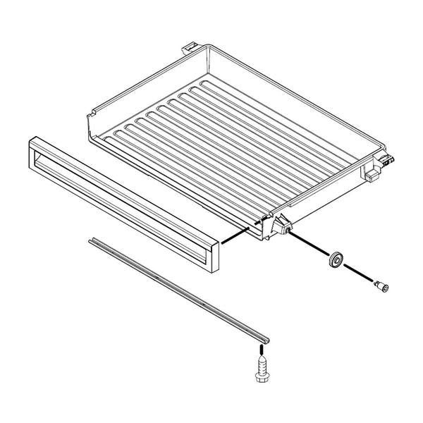 WHIRLPOOL W11387048 REFRIGERATOR FREEZER TRAY ASSEMBLY MIDDLE (GENUINE OEM PART) - Parts Solution Group