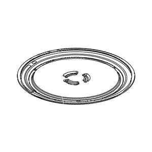 WHIRLPOOL W11402532 MICROWAVE GLASS TURNTABLE TRAY (GENUINE OEM PART)