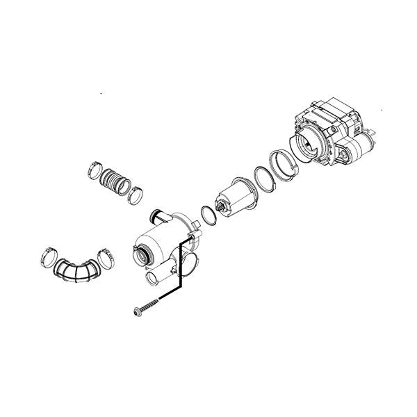 WHIRLPOOL W11414076 DISHWASHER CIRCULATION PUMP ASSEMBLY (GENUINE OEM PART)