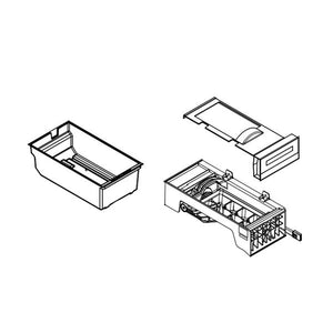 WHIRLPOOL W11416493 REFRIGERATOR ICE MAKER ASSEMBLY (GENUINE OEM PART)