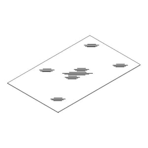 WHIRLPOOL W11428833 REFRIGERATOR CRISPER DRAWER COVER INSERT (GENUINE OEM PART)